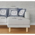 thumbnail image 4 of Window Wreath Palace Broadcloth Fabric Blown and Closed Pillow - White Indigo, 4 of 4
