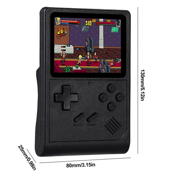 Consola Portátil Retro Con 300+ Juegos Y Pantalla LCD De 3 Pulgadas, Batería Recargable, Ampliable Por TF, Regalo Perfecto Para Niños Y Adultos (azul)