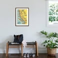 thumbnail image 3 of Art.com Map of the Missions, California Art Print, Brown Frame Wall Art, 21" x 29", 3 of 5