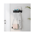 thumbnail image 4 of Portallaves De Pared Perchero Organizador Repisa Decoración Belug Negro, 4 of 4