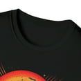 thumbnail image 3 of Mountain Sunset Unisex Softstyle T-Shirt Boho Native American Mexico Style, 3 of 3