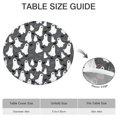 thumbnail image 6 of Halloween Ghosts Bats and Eyes Round Fitted Tablecloth with Elastic Edge,Dining Table Cover Waterproof,Outdoor Round Tablecloth for Camping,Dining,Indoor and Outdoor, 6 of 7