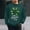 Army Green, variant on QUNYINEY Green Men's Sweatshirts Crew Neck Casual Long Sleeve St Patricks Day Tops Loose Drop Shoulder Pullover Sweatshirts