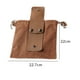 thumbnail image 2 of Bolsa de forraje para acampar al aire libre, bolsa de cinturón de cuero impermeable, bolsa de frutas para colgar en la cintura, bolsa de herramientas, jungla, 2 of 5