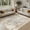 Beige&Gray, variant on MICGEEK 2x3 Washable Area Rugs for Entryway, Modern Abstract Non Slip Carpet, Low Pile Indoor Rug for Bathroom Home Decor Carpets, Brown