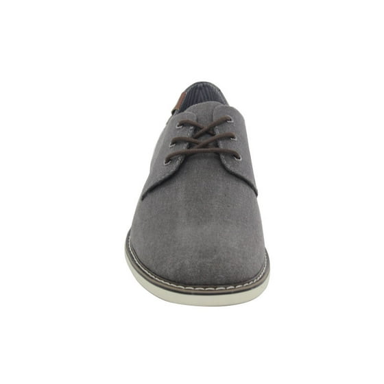 Men's Plain Toe Canvas Oxford Shoe