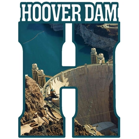 

Hoover Dam Capital A Collage Fridge Magnet