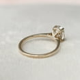 thumbnail image 6 of SOLITAIRE JEWELS 0.90CT Oval Cut Moissanite Hidden Halo Engagement Solitaire Ring for Women 18k Yellow Gold, 18k Yellow Gold Solitaire Ring, 6 of 8