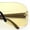 Brown - Yellow, variant on Rimless Shield Wrap Around Y2K Super Sleek Plastic Arm Sunglasses All Pink