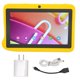 thumbnail image 1 of Tablet para niños de 7 pulgadas con Android 10.0 WiFi 4 GB 32 GB 1960 x 1080 IPS 5 MP frontal 8 MP trasera Tablet Enchufe de EE. UU. 100-240 V con soporte, 1 of 10