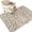 Gray, Brown, Cream, variant on Area Rugs 3'x5', Brown Geometric Carpet Runner Indoor Outdoor Rugs Home Decor Aesthetic, Vintage Abstract Chic Motifs Aesthetic Non Slip Mats Washable Accent Rug for Living Room Bedroom