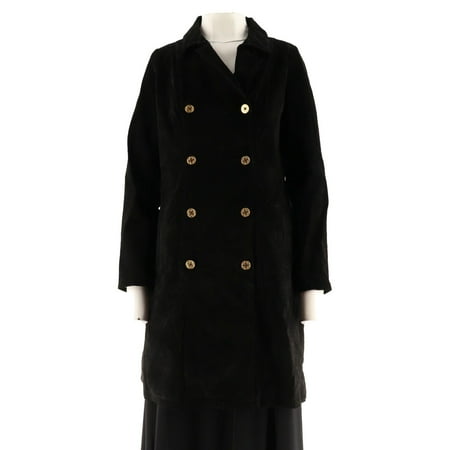 C. Wonder - C Wonder Double Breasted Suede Trench Coat A282695 ...