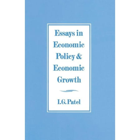 Essays in Economic Policy and Economic Growth (Paperback)