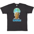 thumbnail image 3 of Inktastic Keep It Cool Melting Earth Ice Cream Cone T-Shirt, 3 of 5