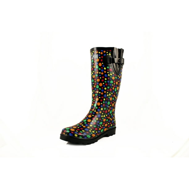 OwnShoe Multi Dot Women's Rubber Rain Boots
