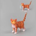 thumbnail image 1 of Cute Cats Action Figure Simulation Kitten Model Ornaments Lifelike Animals Figure Doll For Children Gifts, 1 of 6