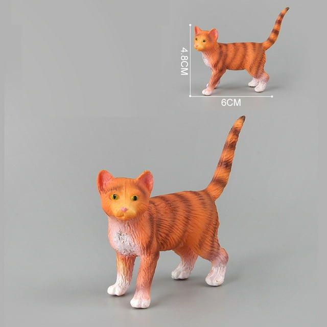 Cute Cats Action Figure Simulation Kitten Model Ornaments Lifelike Animals Figure Doll For Children Gifts