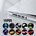 thumbnail image 2 of 1 juego de tapones antipolvo universales para portátiles, 16 unidades, a prueba de polvo, interfaz USB, cubierta impermeable., 2 of 5