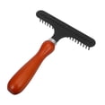 thumbnail image 3 of KAKOWELY pet comb Large Dog Hair Removal Comb Pet Dematting Comb Tool Dog Dematting Rake Grooming Comb Dog Detangler Brush Dog Brush For Short Haired Dogs Dog Dematting Tools, 3 of 5