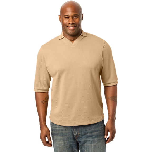 KingSize Men's Big & Tall Knit Sweater Polo