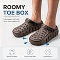 thumbnail image 3 of Knivor Garden Clogs for Men Sporty Foam Runner EVA Cloud Slides with Massage Footbed Lightweight Non Slip Breathable Outdoor Indoor Beach Shower Garden Water Shoes, 3 of 8