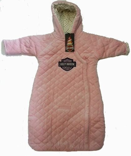 Harley Davidson® Infant Baby Boys Velour Pram Winter Snowsuit Jacket Blanket