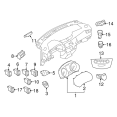 thumbnail image 2 of New Genuine Nissan Cover-Front,Combination Meter 248134BA0A / 24813-4BA0A OEM, 2 of 10