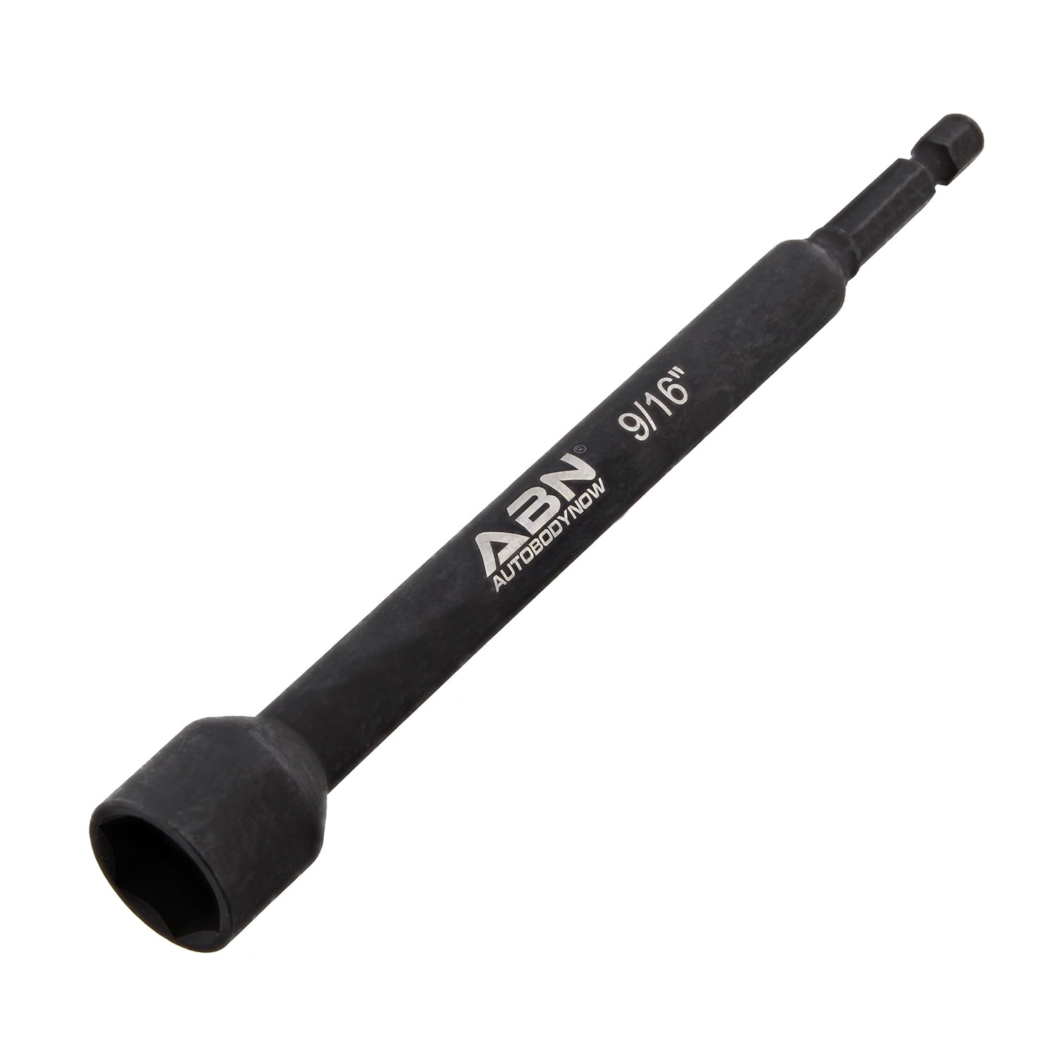 ABN 9/16 IN Impact Nut Driver Bits Extended Sockets, 1/4 IN Shank
