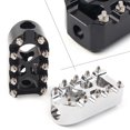 thumbnail image 1 of Universal Chrome/Black Non-Slip Gear Brake Shift Pedal MX Style Fits Harley-, 1 of 4