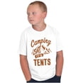 thumbnail image 5 of Camping Its In Tents Funny Outdoors Crewneck T Shirts Boy Girl Teen Brisco Brands S, 5 of 6