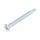 thumbnail image 3 of 250Pcs Self Drilling Screw Cross Countersunk Head Zinc Plated Carbon Steel Fastener M4.2x38, 3 of 5