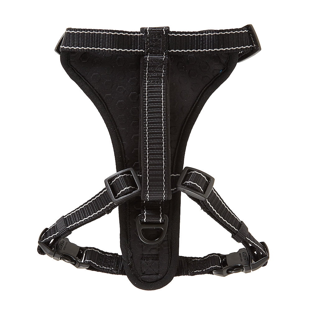 KONG Max Ultra Durable Neoprene Padded Chest Plate Dog Harness offered by The Barker Company (Black, Large)