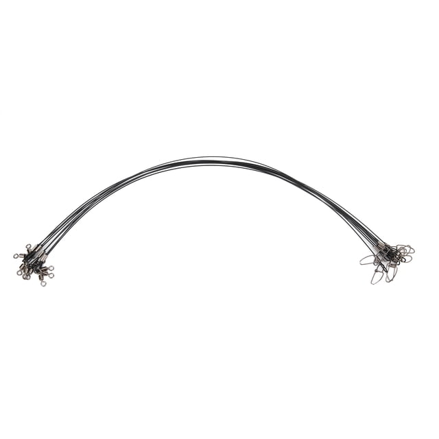 Steel Fishing Line Leader Anti Bite Wire Leash for Deep Sea Fishing Boating 50cm