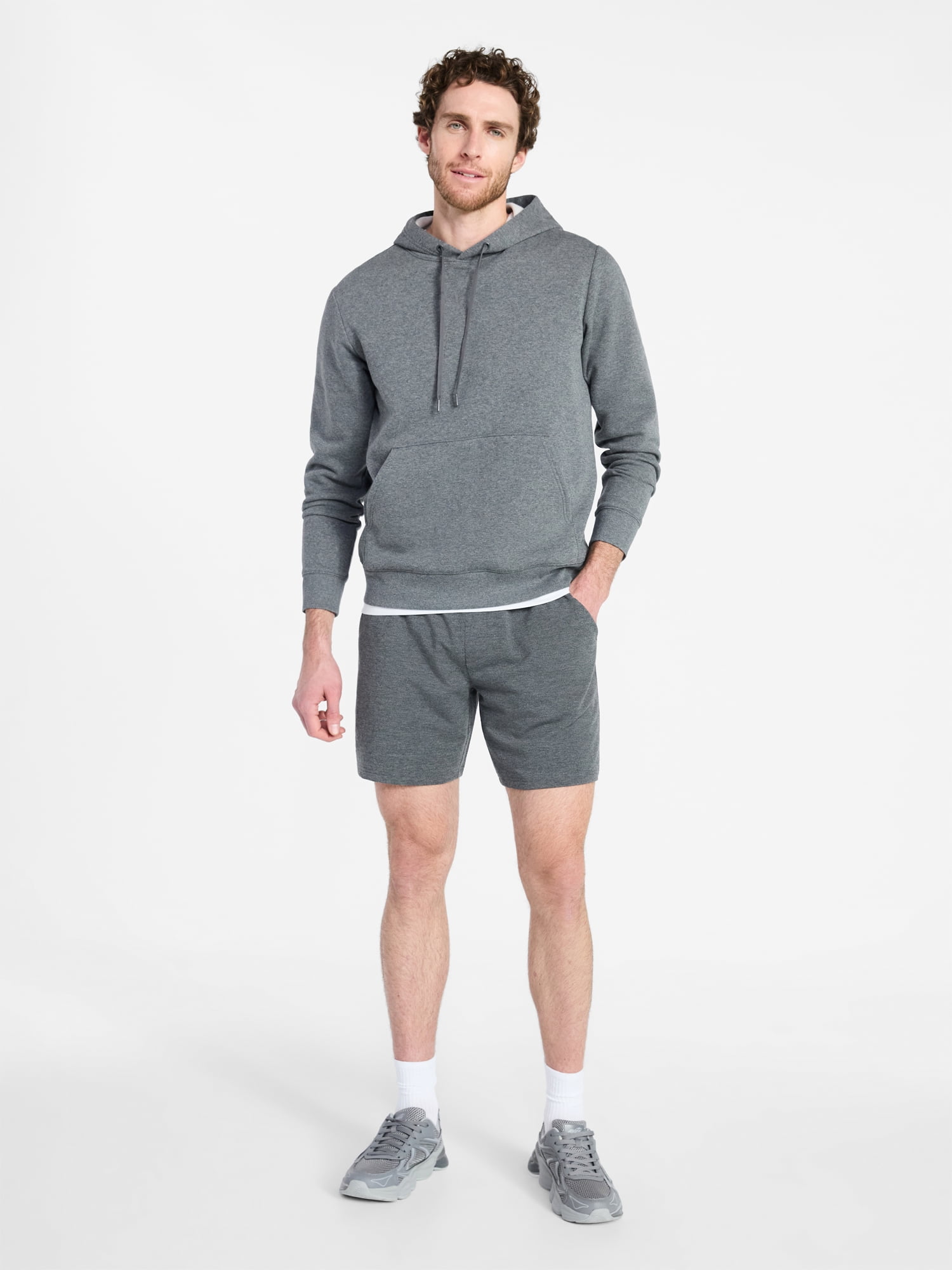 Athletic Works Men's & Big & Tall Men's Fleece Hoodie Sweatshirt, Sizes XS-4XLT