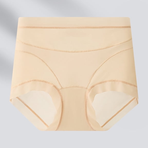 Underwear for Women JIANLAI Tummy Control Shapewear Panties High Waisted Shaping Underwear Lace Body Shaper Girdle Beige
