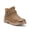 Khaki, variant on Womens Winter Boots Ankle Boots with Zippers Womens Booties Fur Warm Lining