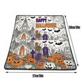 thumbnail image 2 of CHJK Halloween DIY Coloring Blanket, Washable Doodle Throw Blanket with 24 Markers, Creative Art Craft Kit for Travel Home Decor, 2 of 7