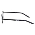 thumbnail image 2 of Nike NIKE 8212 001 Unisex Full Rim Satin Black Frame Eyeglasses, 2 of 4