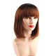 thumbnail image 1 of Pelucas Sint?ticas de Pelo Liso Degradado Corto Ombre para Mujer con Flequillo 30CM, Calor Sunnimix Pelucas sint?ticas de pelo corto, 1 of 8