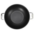 thumbnail image 1 of Sartén antiadherente de acero inoxidable compuesto descubierto con 2 asas para cocina de inducción, 1 of 8