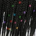 thumbnail image 5 of Teissuly 100 Pcs Hair Braid Cuff Wig Dirty Braid Buckle Hair Large Hole Beads, 5 of 9