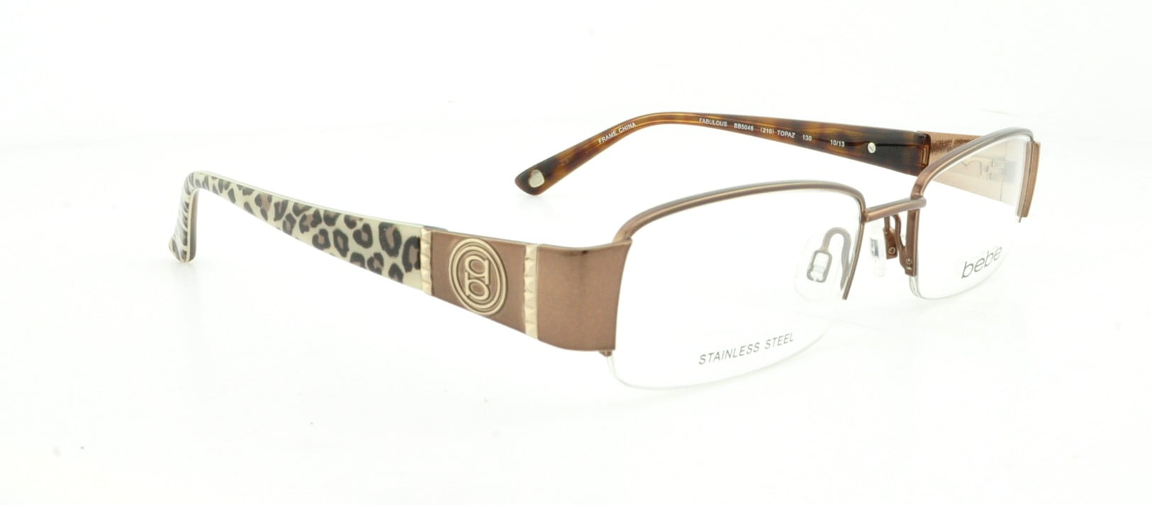 BEBE Eyeglasses BB5046 FABULOUS 210 Topaz