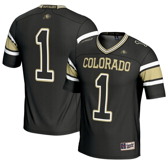 Youth GameDay Greats #1 Black Colorado Buffaloes Endzone Football Jersey