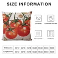 thumbnail image 5 of Nawypu  Throw Pillows Cover Red Agriculture Color Watercolor Datterino Tomatoes Eco Food Leaf Drink Tomato Nature Gourmet Sketch Cushion Case for Fall Home Decor, 5 of 5