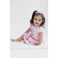 thumbnail image 4 of Disney Minnie Mouse Bodysuit, Skirt and Headband 3 Piece Outfit Set Gingham Newborn to Infant, 4 of 5