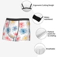 thumbnail image 6 of KLL Bright Colorful Fireworks Men's Cotton Boxer Briefs Underwear-X-Large, 6 of 7