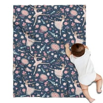 Rainbow Princess Pattern Blanket,Comfortable Soft Flannel Throw Blanket,All Season,Warm Lightweight Blankets for Sofa Bed Couch Living Room Chair,30"x40"