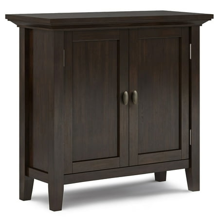 Simpli Home - Redmond Low Storage Cabinet - White