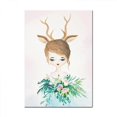 thumbnail image 4 of Wekity Cartoon Fairy Rabbit 2 Wall Art Canvas Print Poster, Simple Cute Watercolor Art Painting Decor for Home Living Room Bedroom Office and Children, 4 of 4