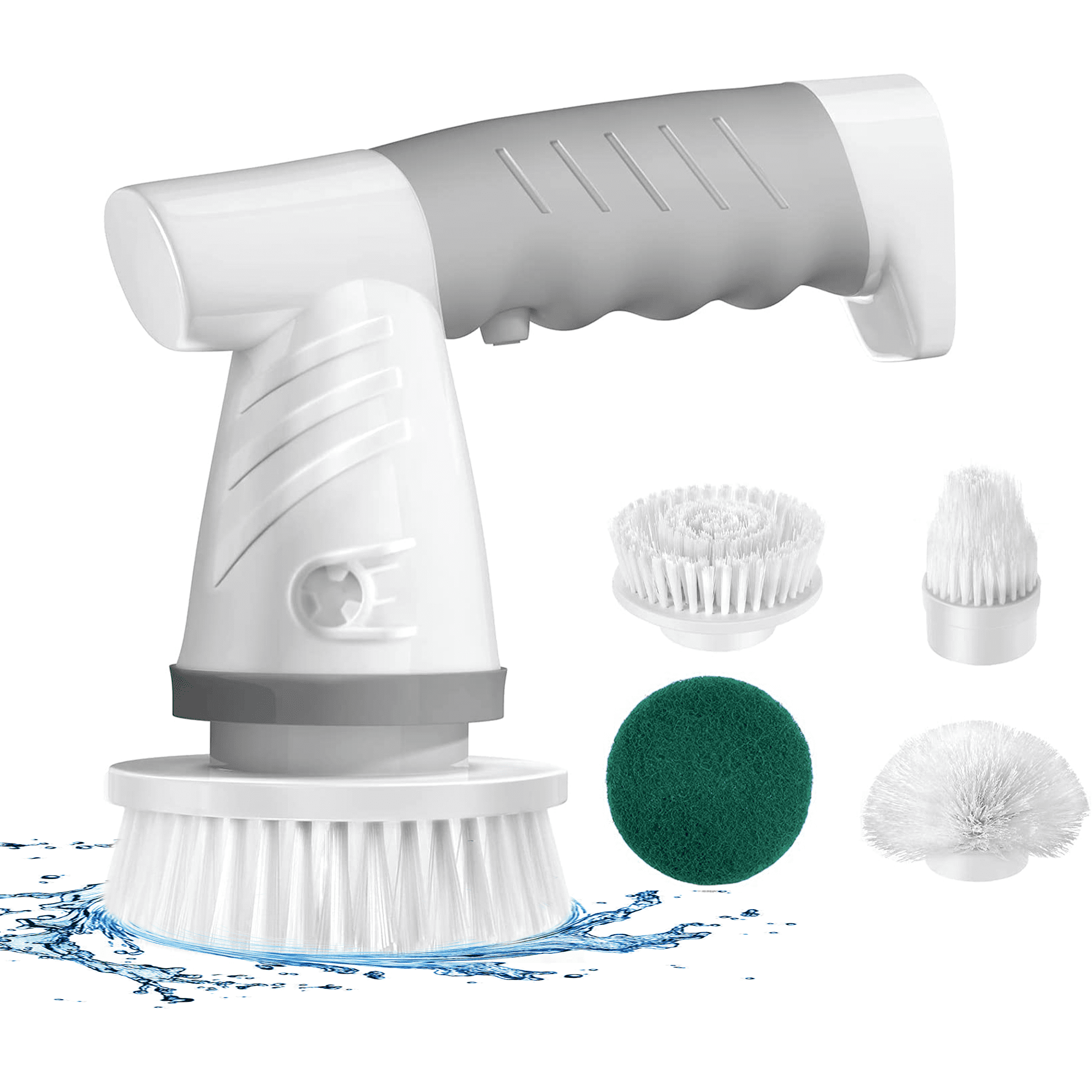 Handheld Electric Spin Scrubber, Cordless Power Scrubbers with 4